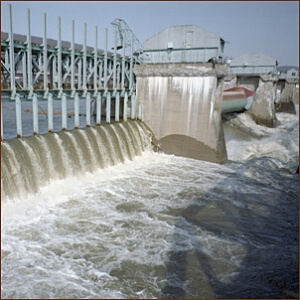 Bellows Falls hydropower dam