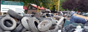 Trash pile from Green River 2008