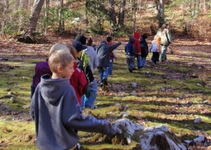 kids in woods