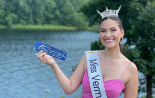 Miss Vermont smiling