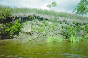 erosion on Stocking Farm in Fairlee, VT circa 1980s